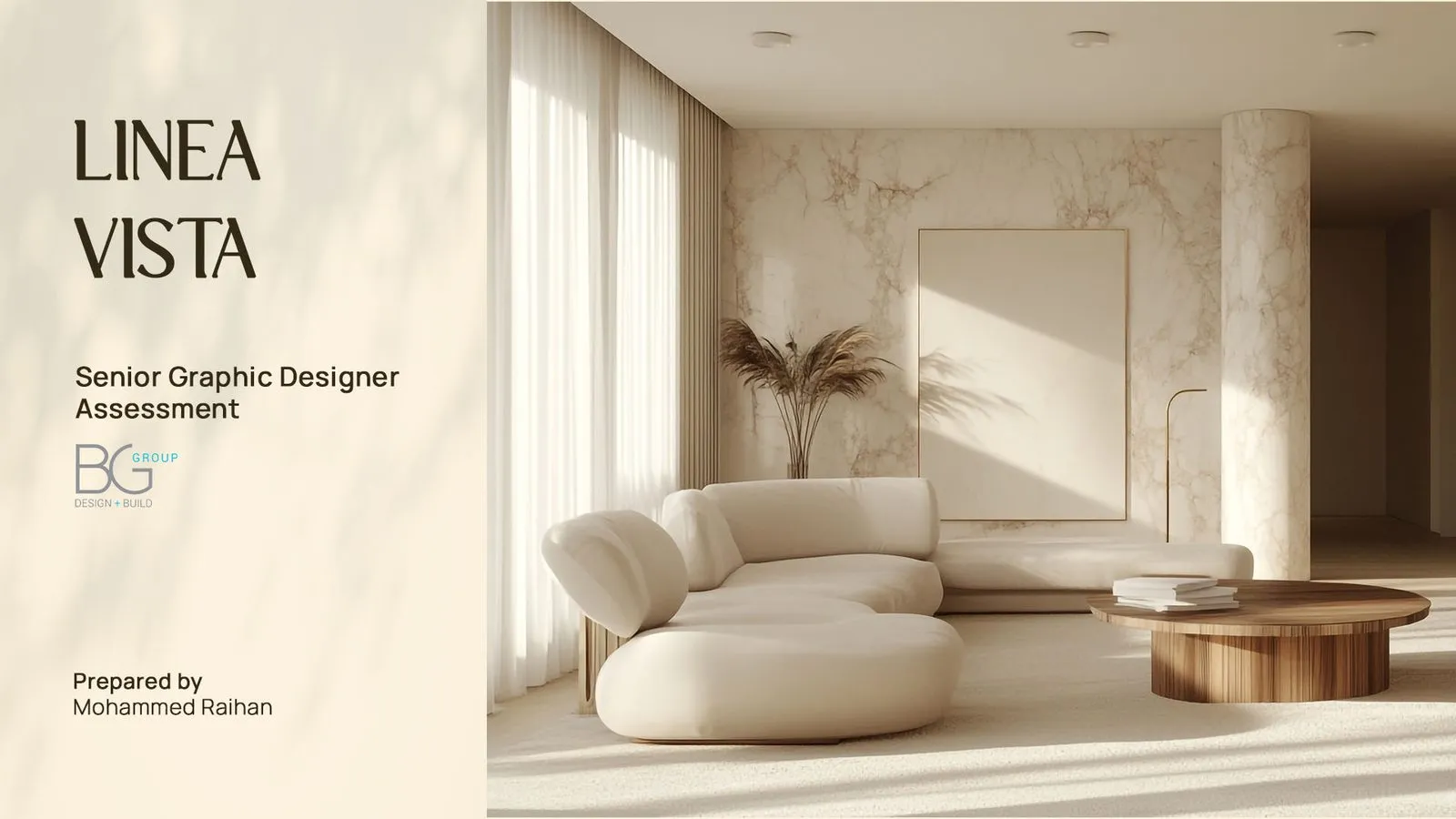 Linea Vista presentation slide 1