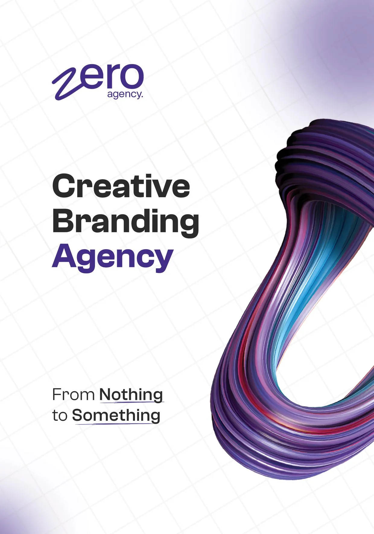 Zero Agency brochure front cover