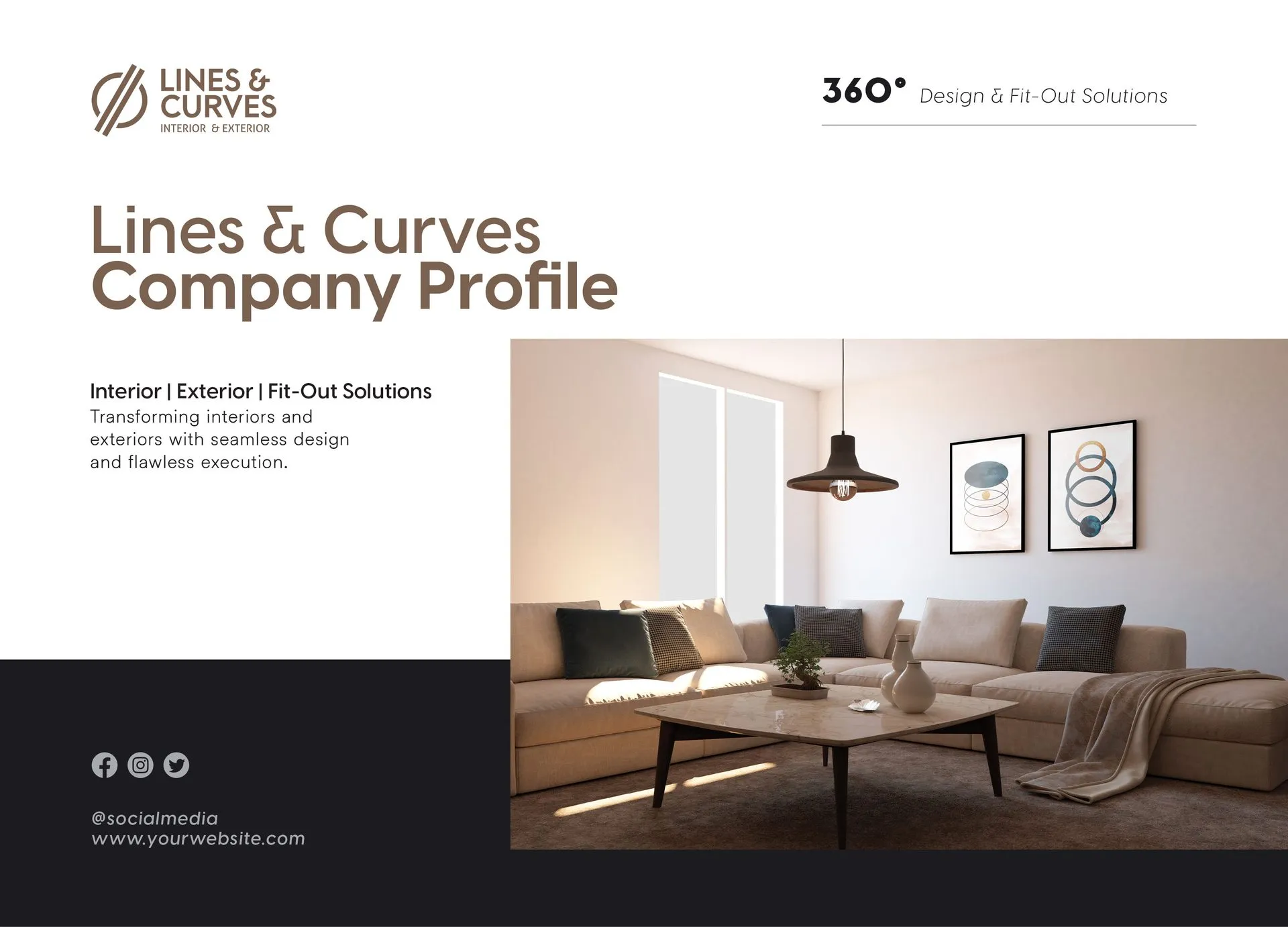 Lines & Curves company profile: front cover