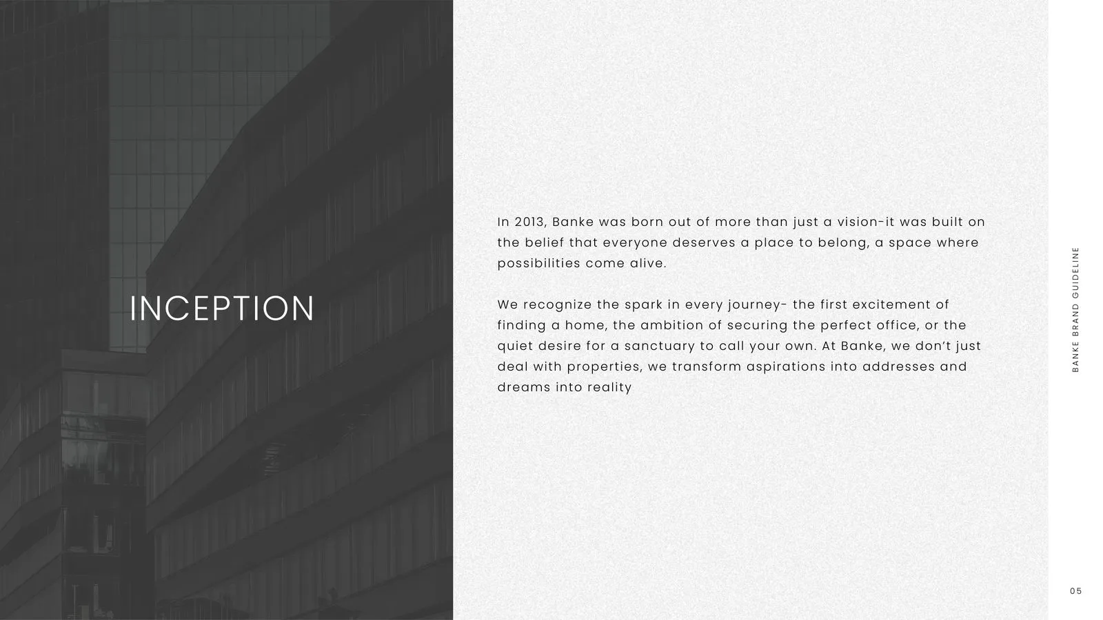 Banke brand guidelines: inception