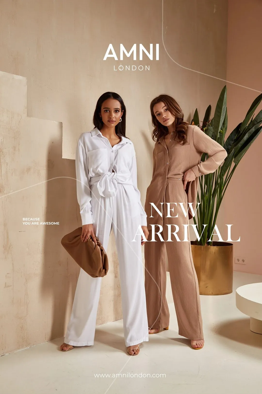New Arrival post with two models