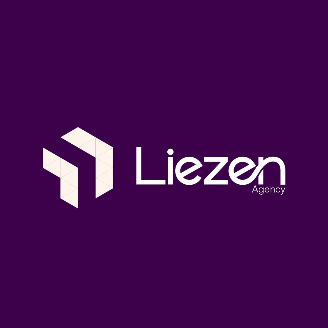 Liezen logo on purple