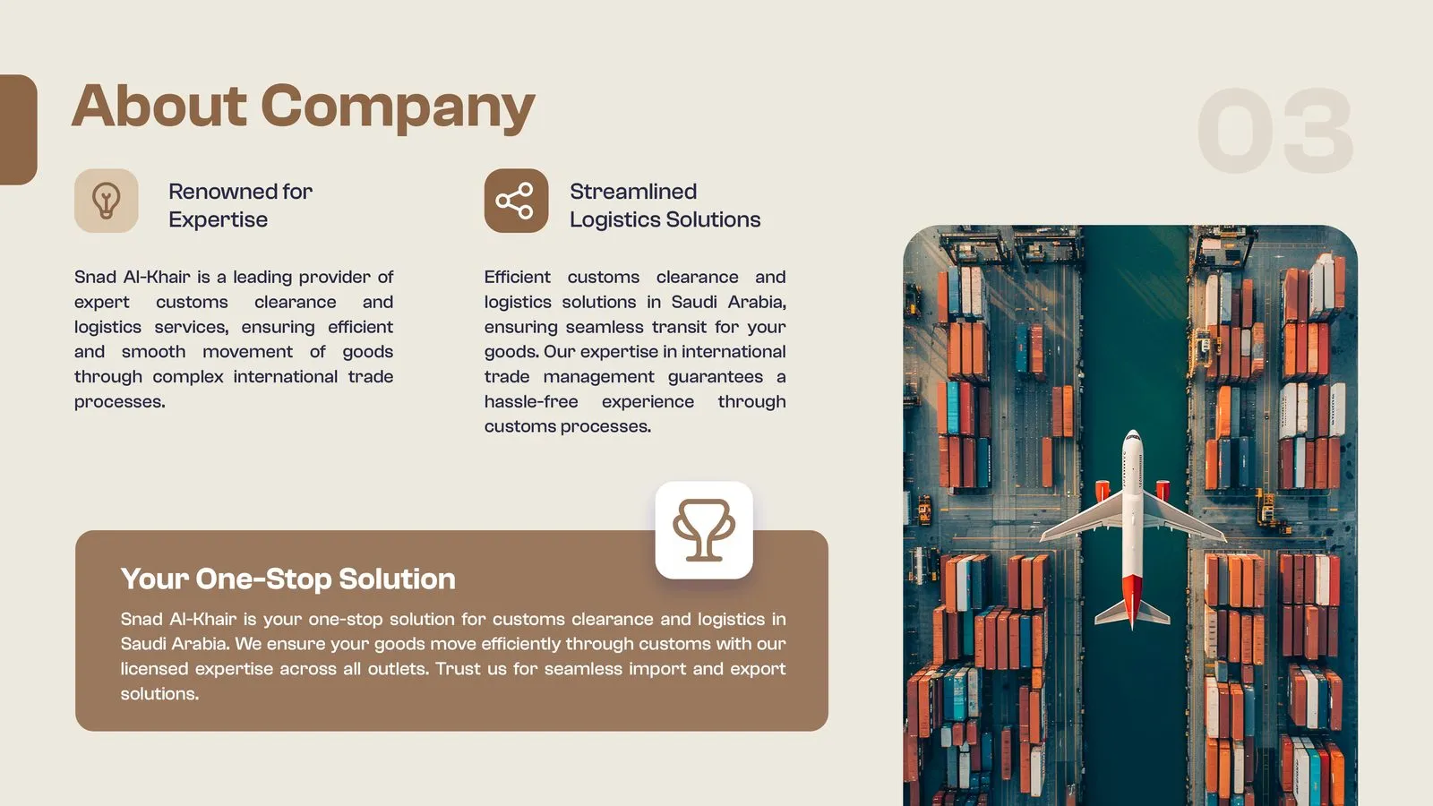 Snad al-Khair company profile page 3