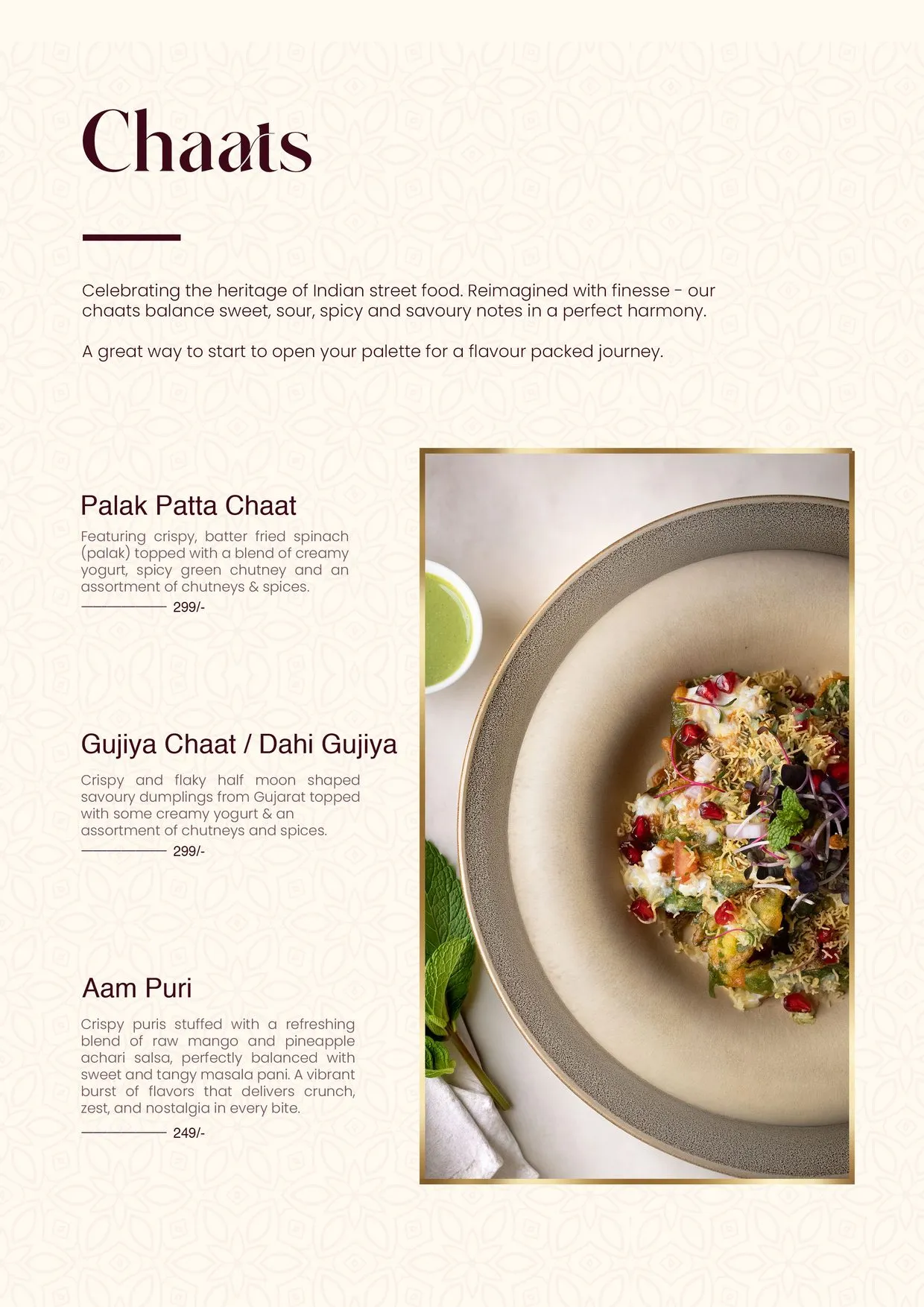 Masara menu page 2