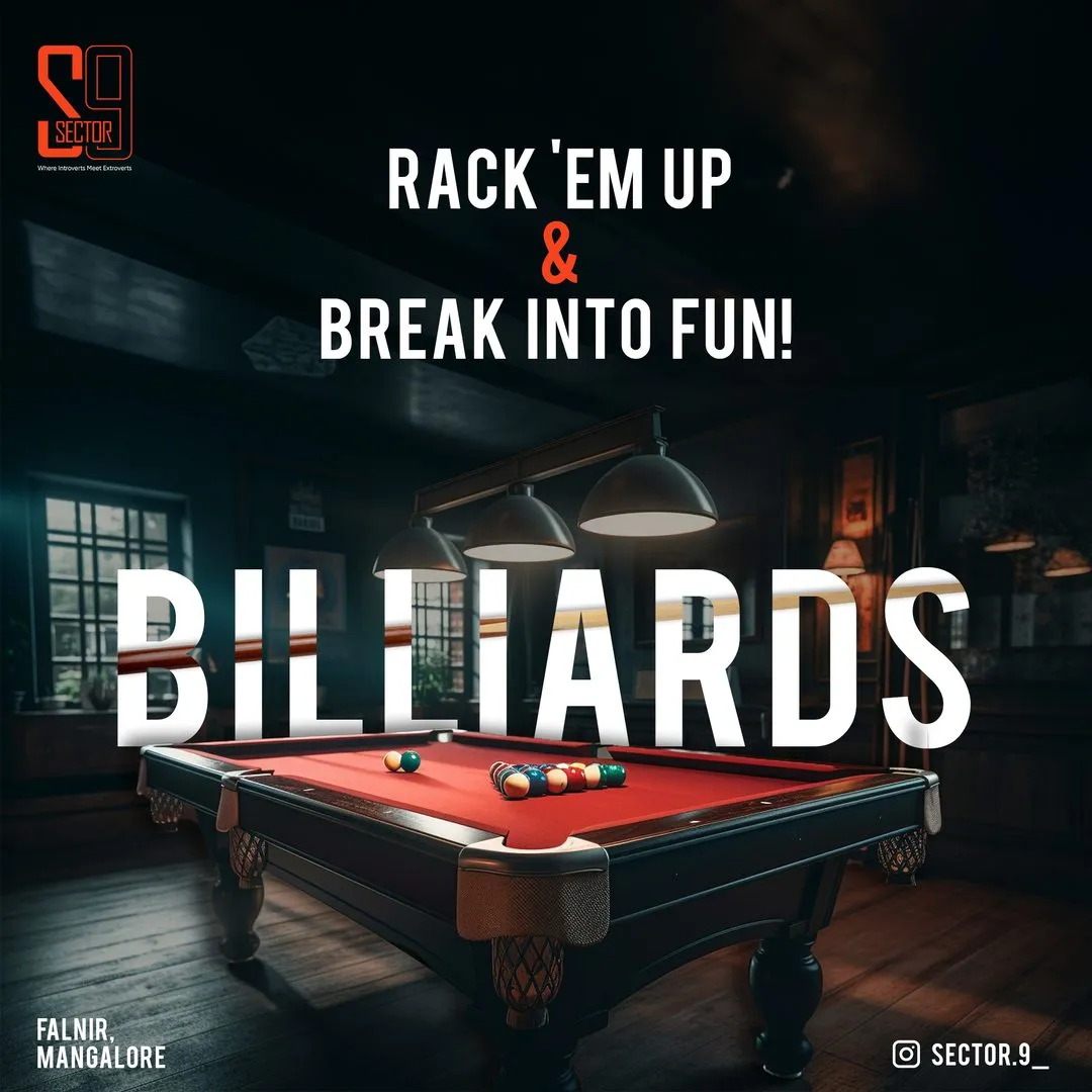 Sector 9 billiards promotion