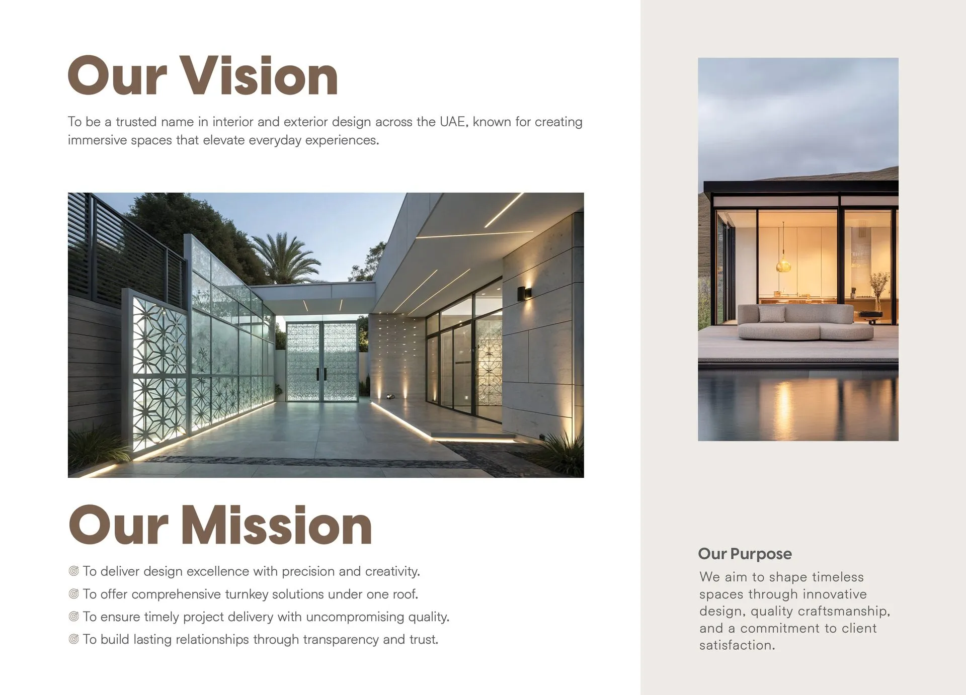 Lines & Curves company profile: vision and mission