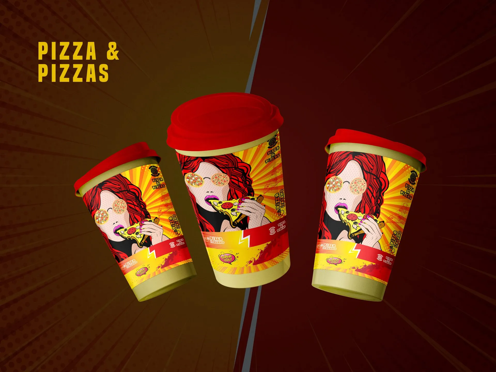 Pizza & Pizzas cups