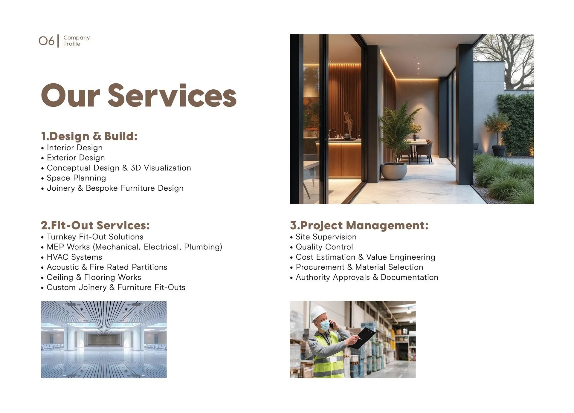 Lines & Curves company profile: services