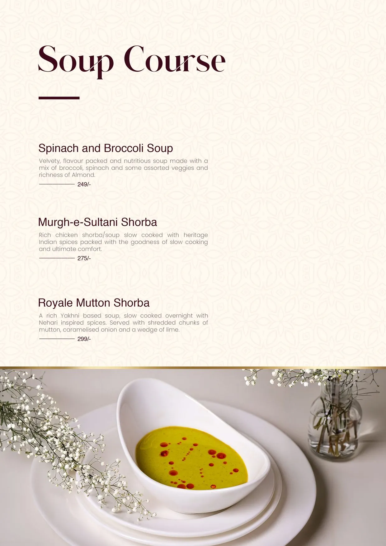 Masara menu page 4