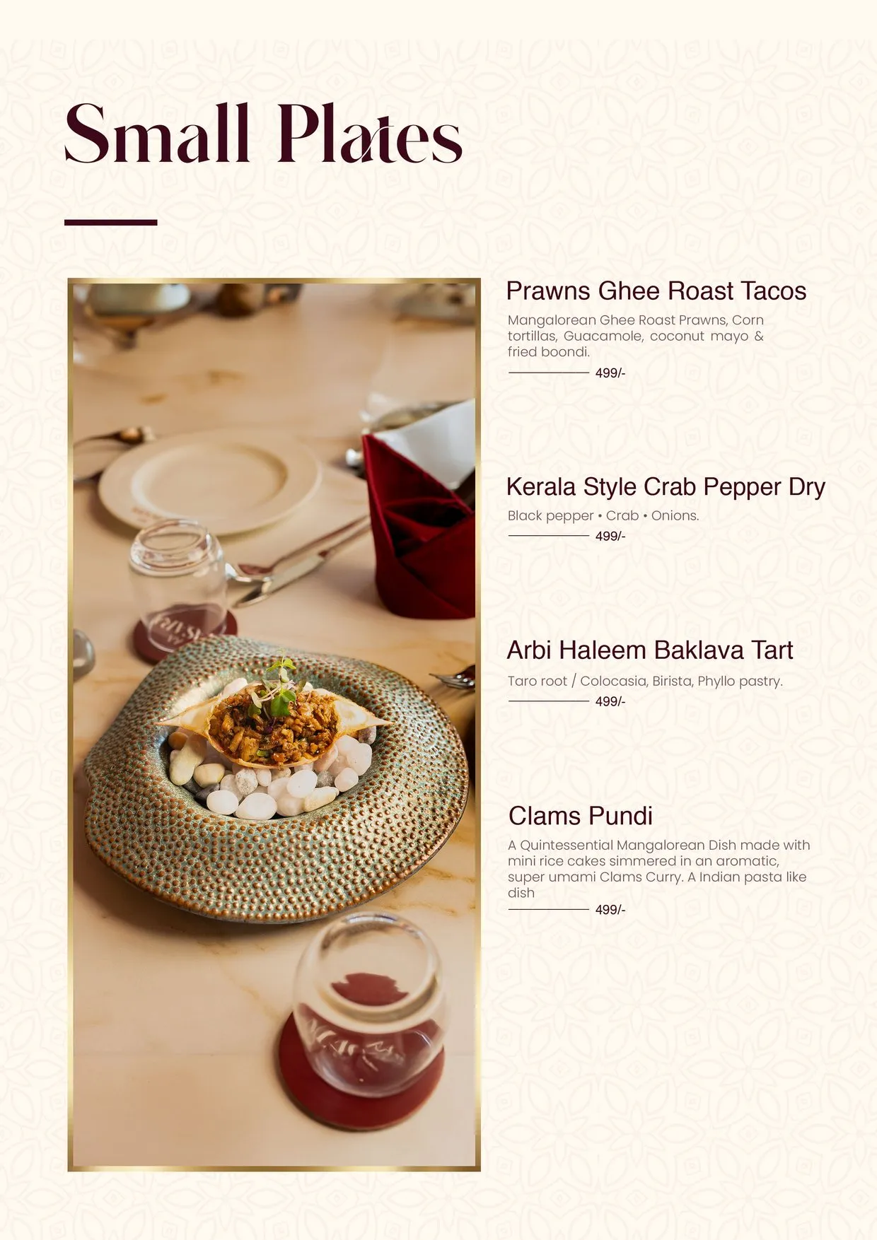 Masara menu page 5