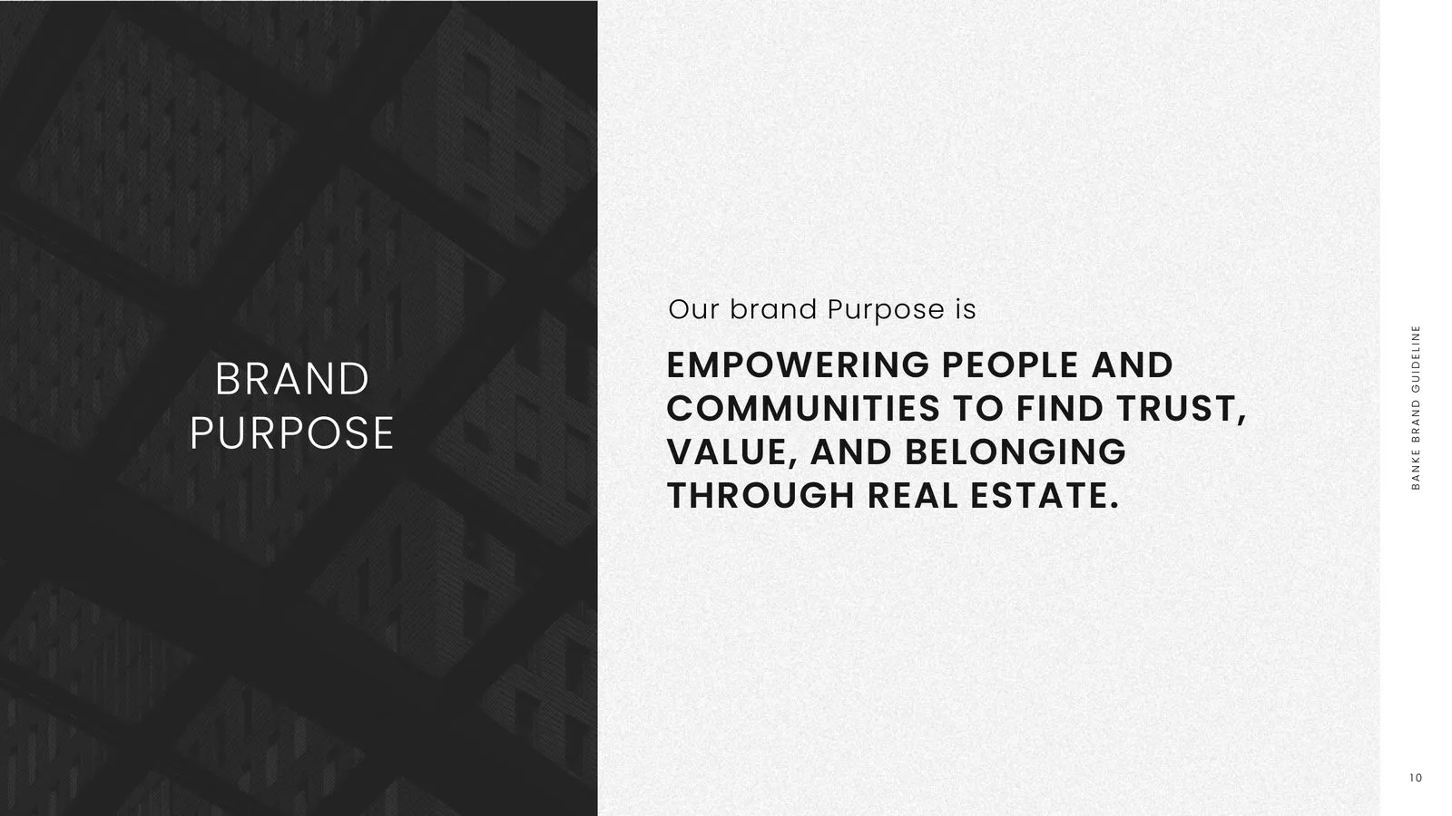 Banke brand guidelines: brand purpose