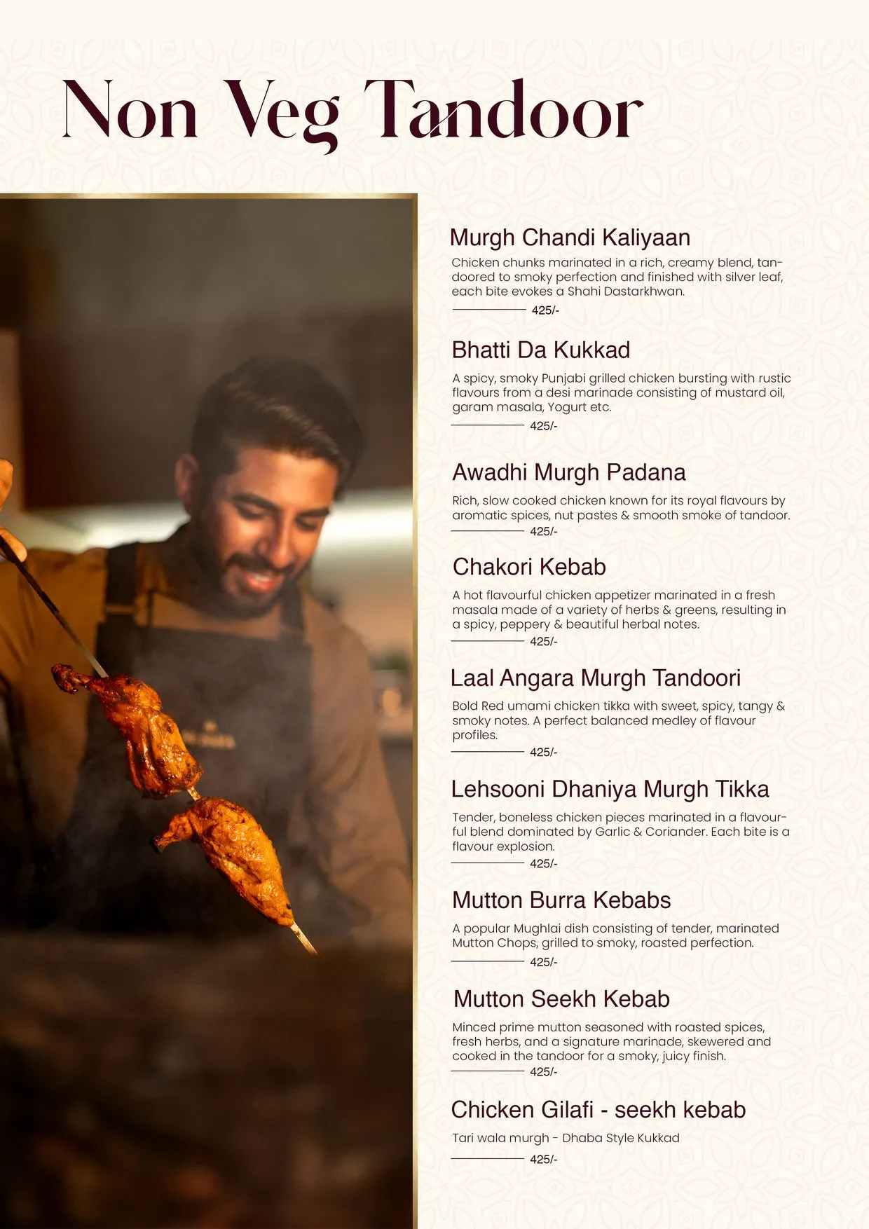 Masara menu page 8