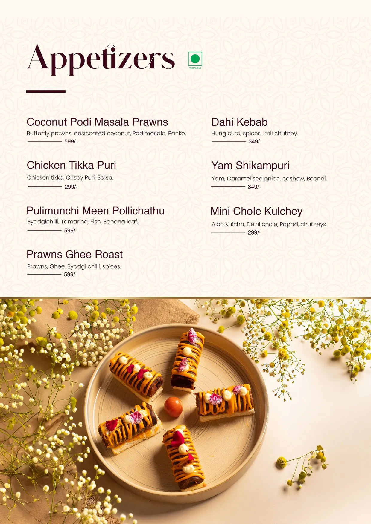 Masara menu page 9