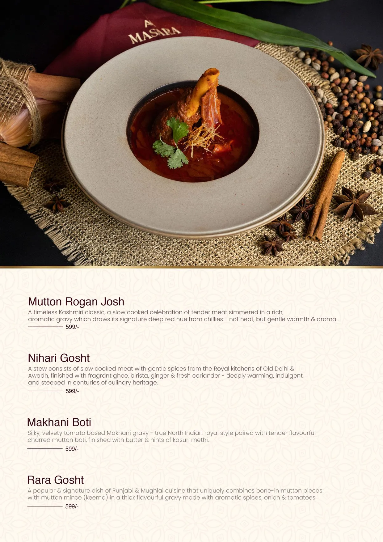 Masara menu page 12
