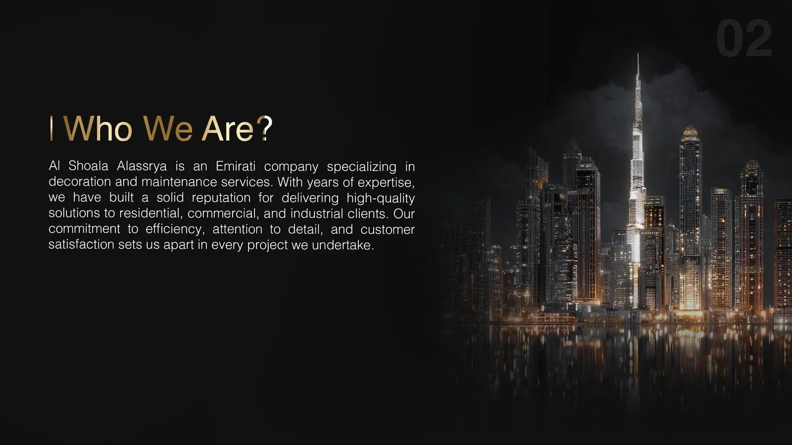 Alshoala Alassrya company profile page 2