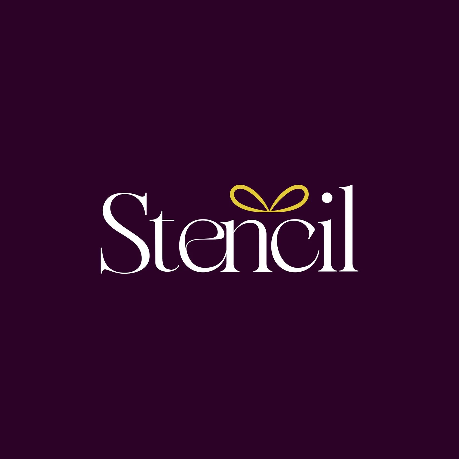Stencil logo