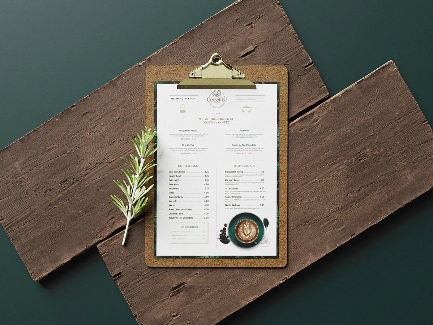 Cocoffee clipboard menu