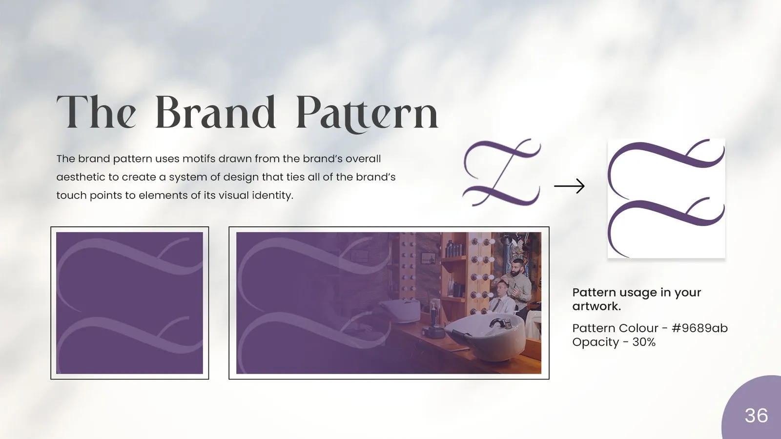 Izel brand book: brand pattern