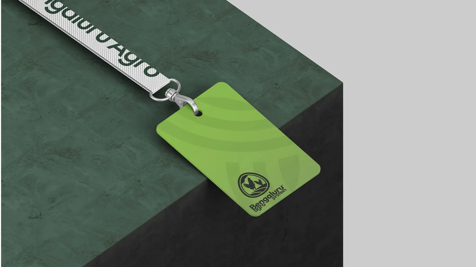 Bengaluru Agro Proteins lanyard ID card