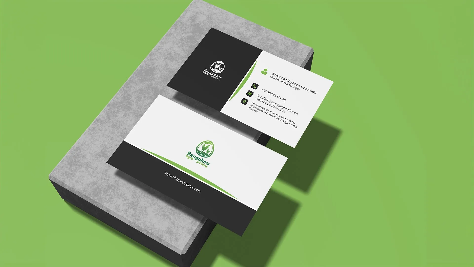 Bengaluru Agro Proteins business cards