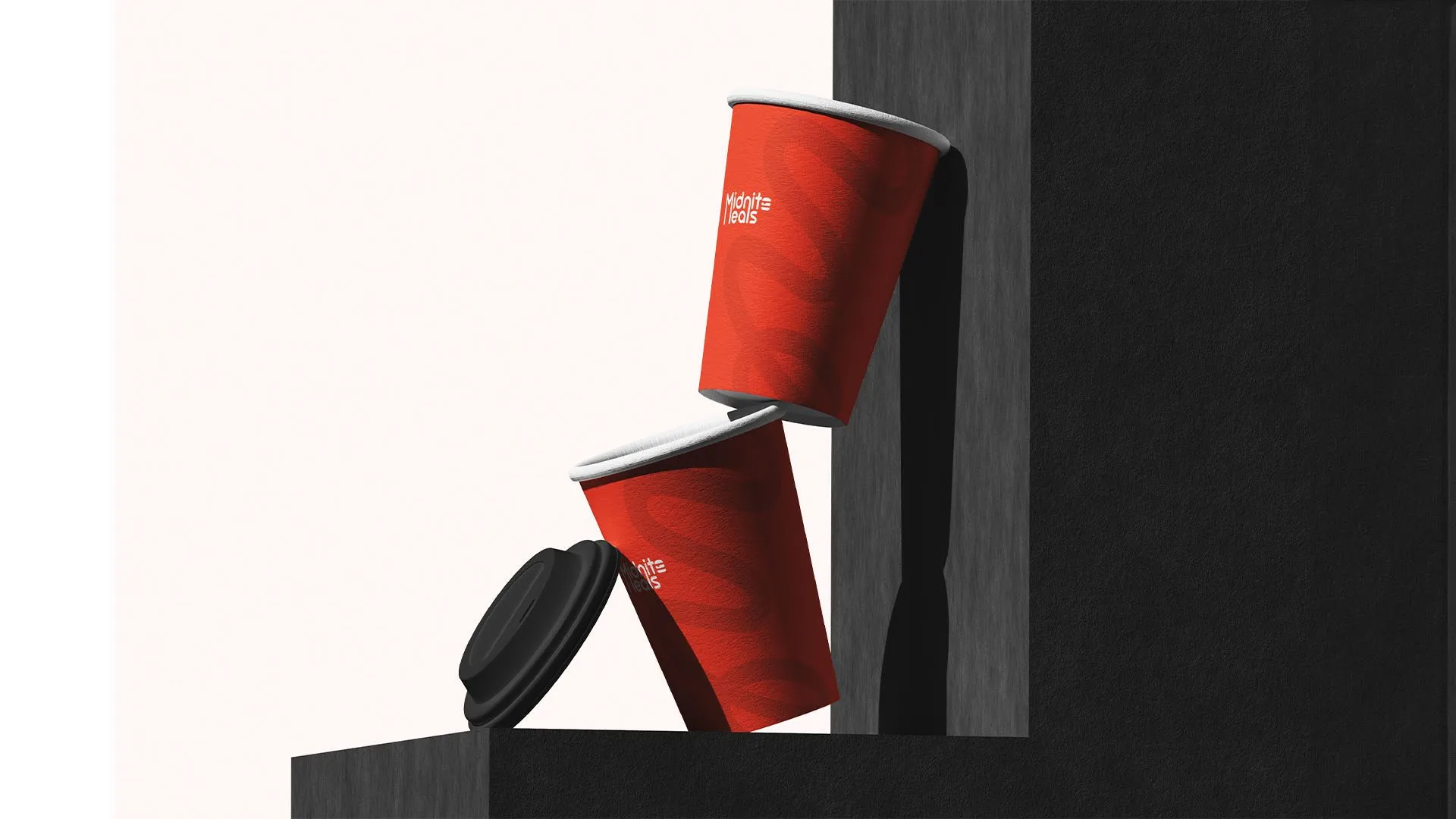 Midnite Meals paper cups