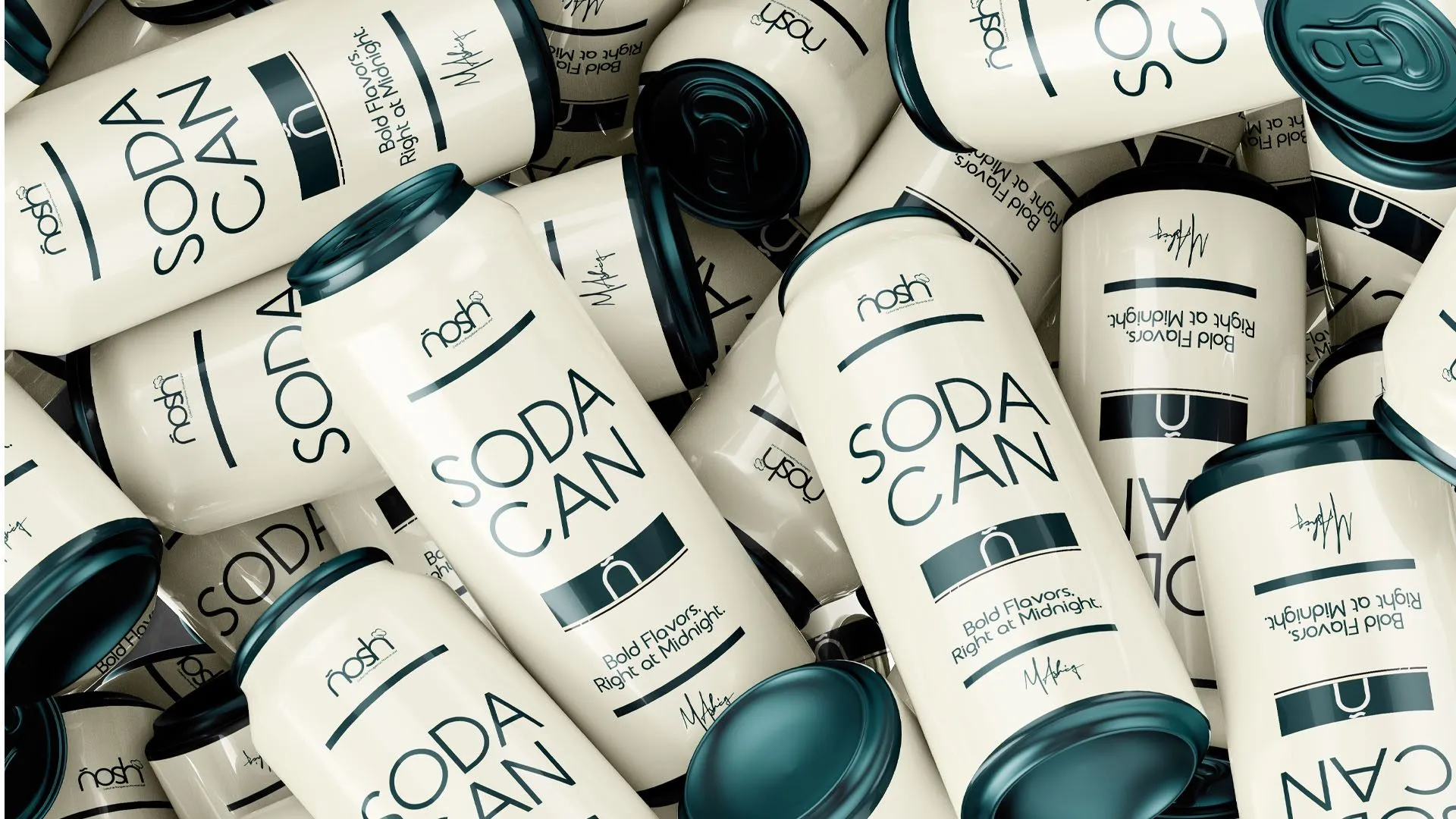 Nosh soda cans