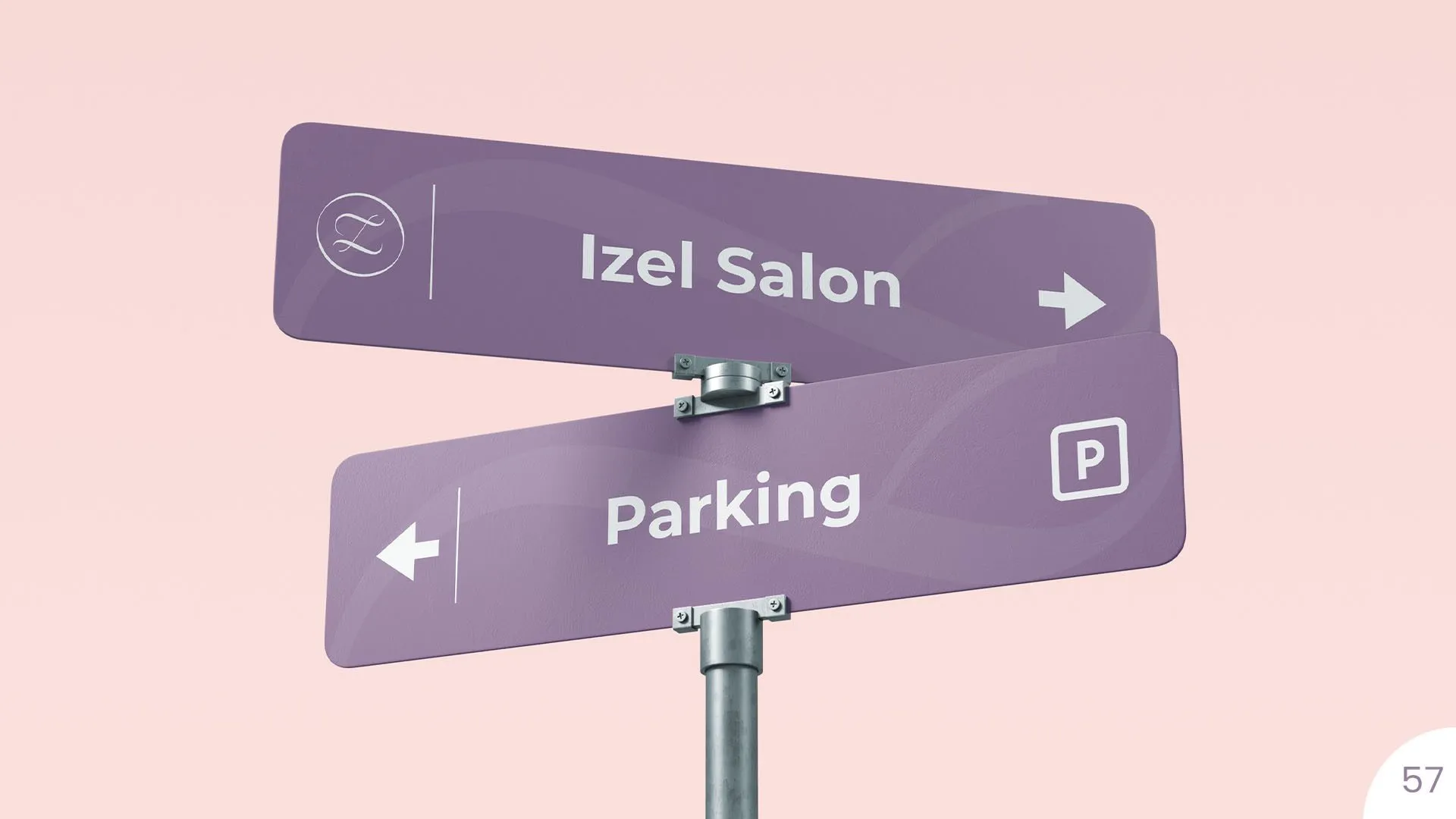 Izel direction signs