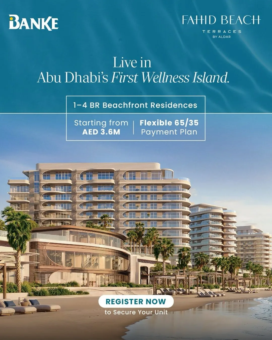 Meta ad: Fahid Beach Terraces on Abu Dhabi’s first wellness island