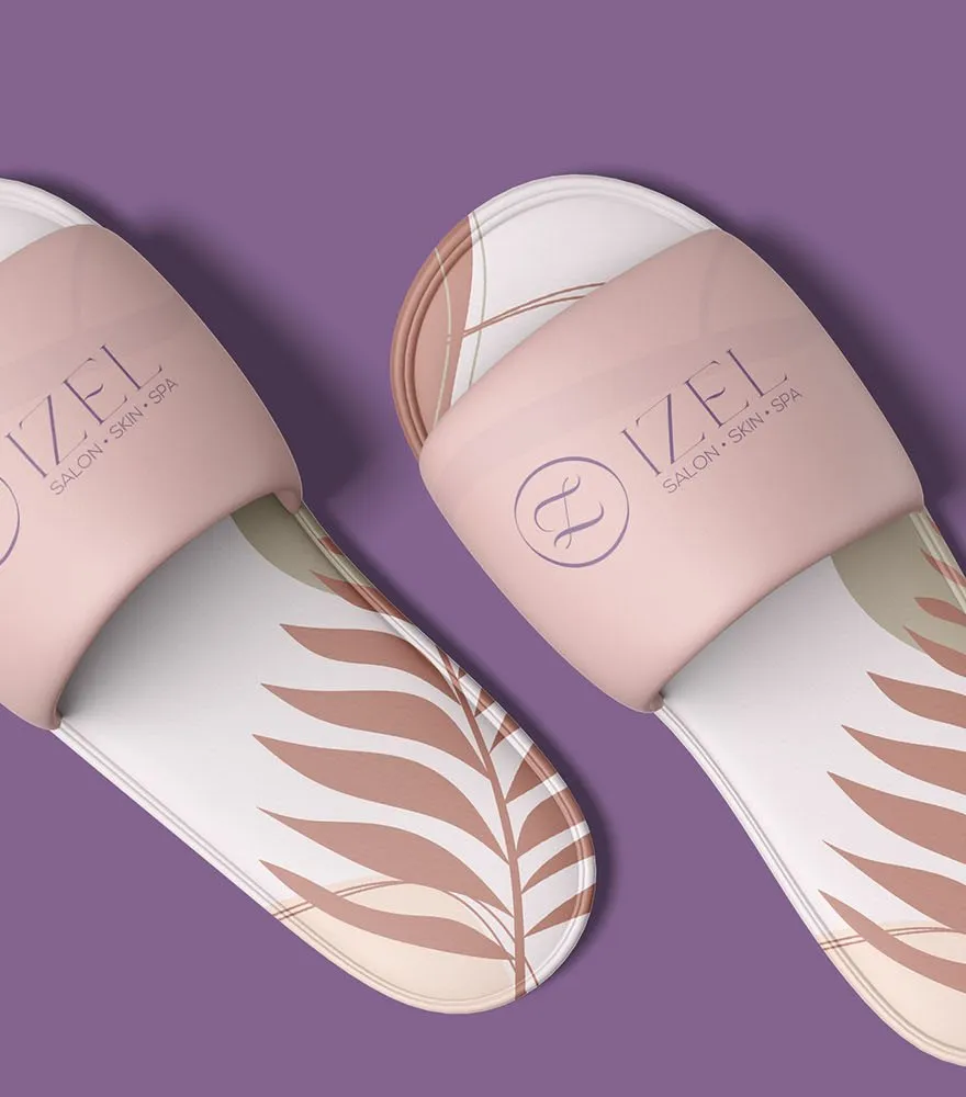 Izel branded slippers