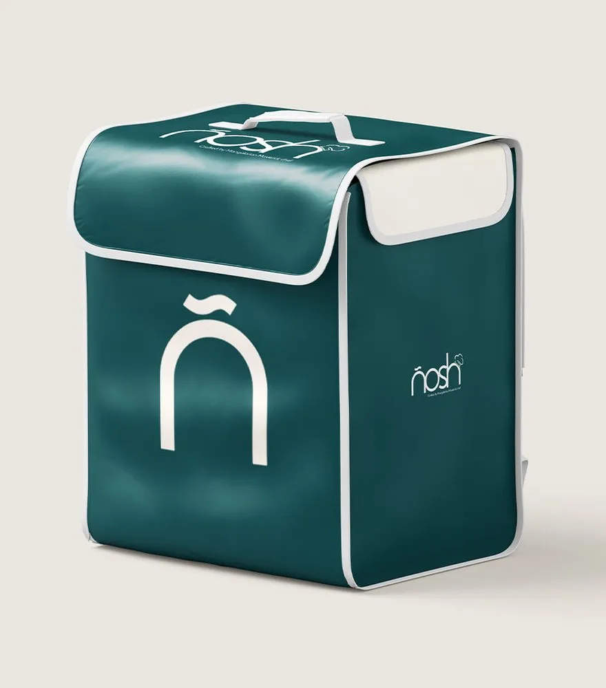 Nosh branded delivery bag
