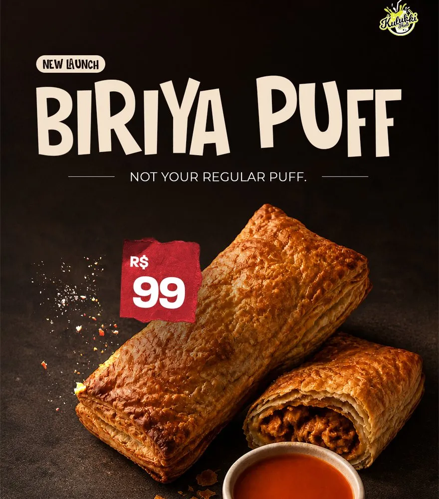 Kulukki Hub Biriya Puff launch post