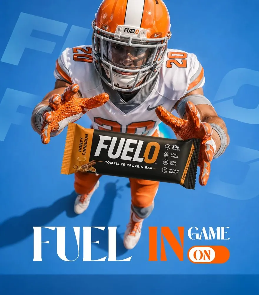 Fuelo campaign post of a skateboarder holding the bar