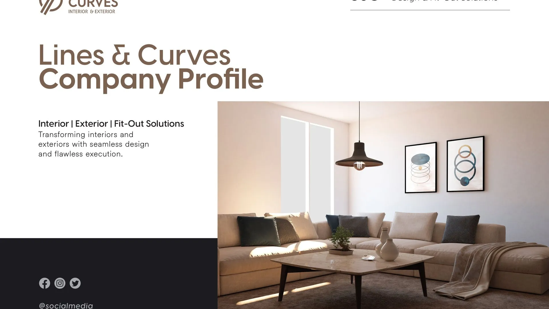 Lines & Curves company profile cover